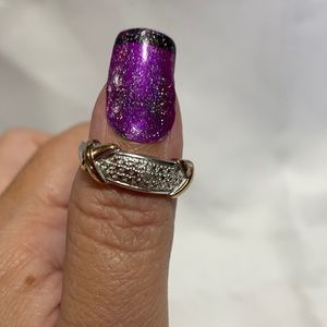 Silver and Gold ring